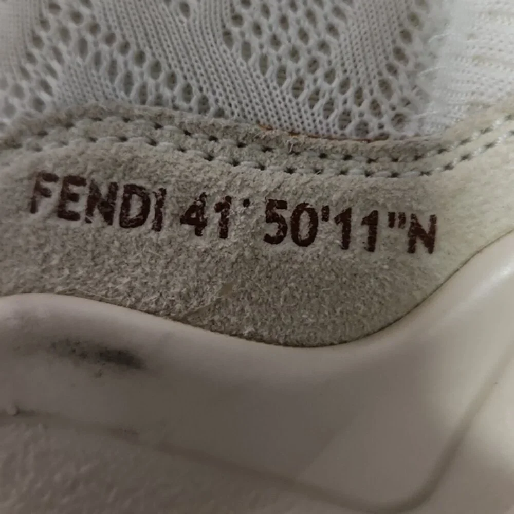 Fendi FFluid Sneakers Mid-Top High-Tech Jacquard - Picture 14 of 16
